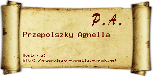 Przepolszky Agnella névjegykártya